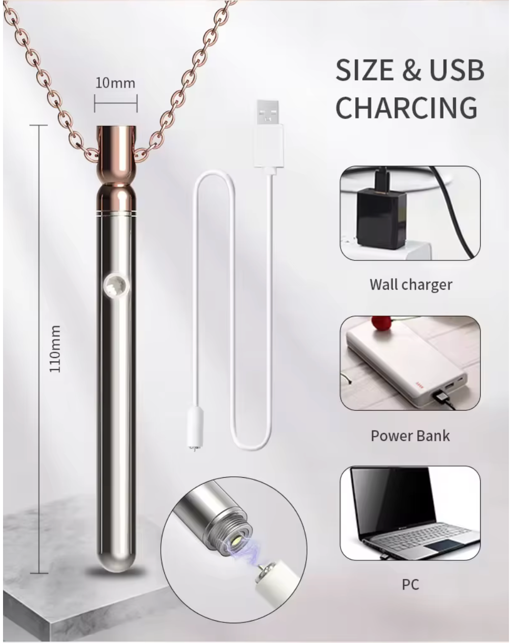 EMBER necklace vibrator